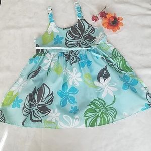 FASHION E&K Kid Floral Dress Hawaiian